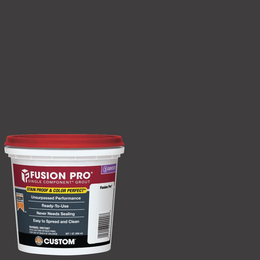 Fusion Pro #60 Charcoal 1 qt. Single Component Grout | The Home Depot