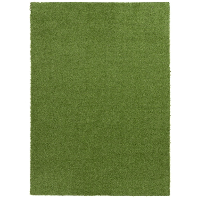 Mainstays Green Faux Grass Outdoor Rug, 7'x10' | Walmart (US)