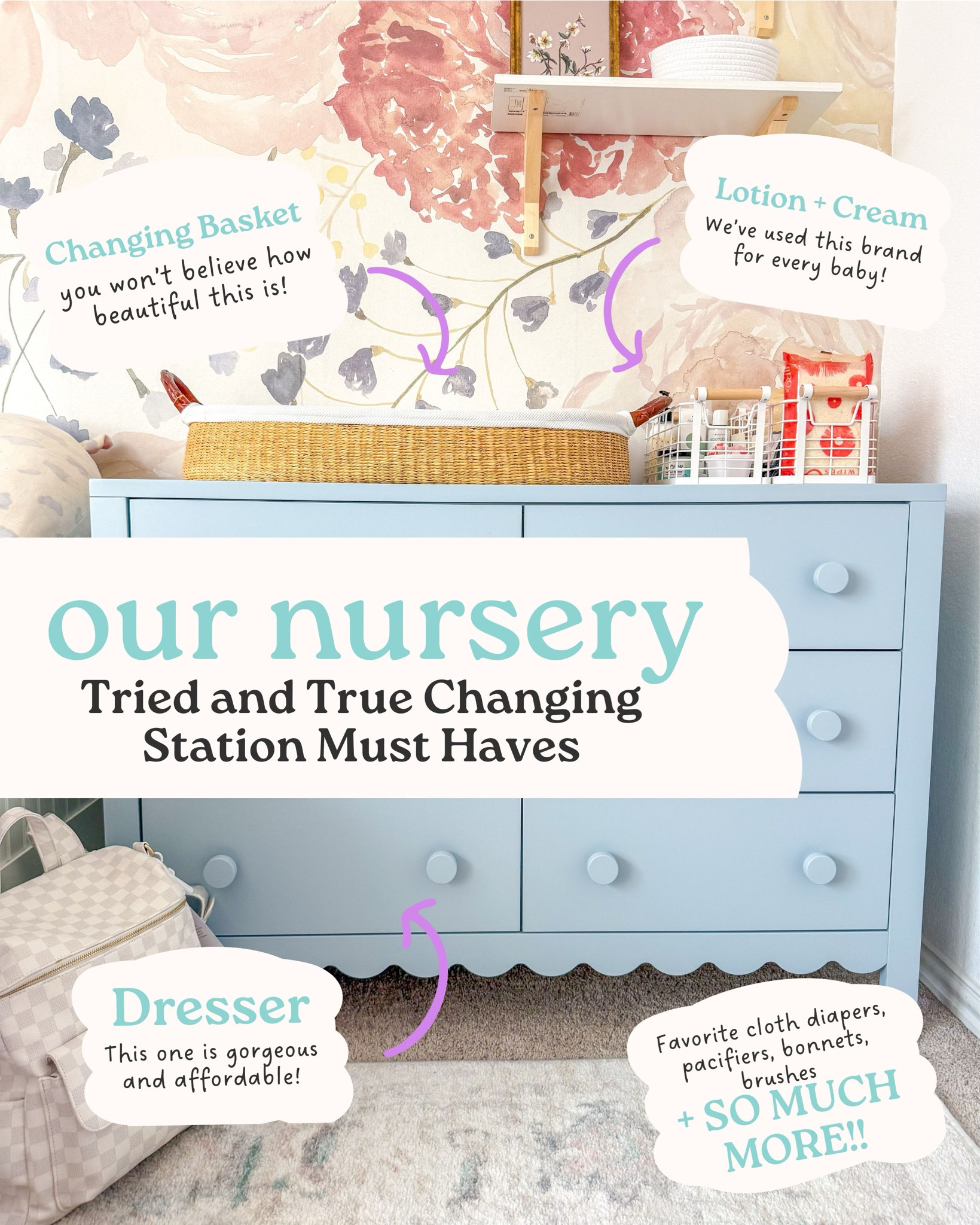 Our top nursery changing station must haves!

#LTKmomlife #LTKBump #LTKBaby