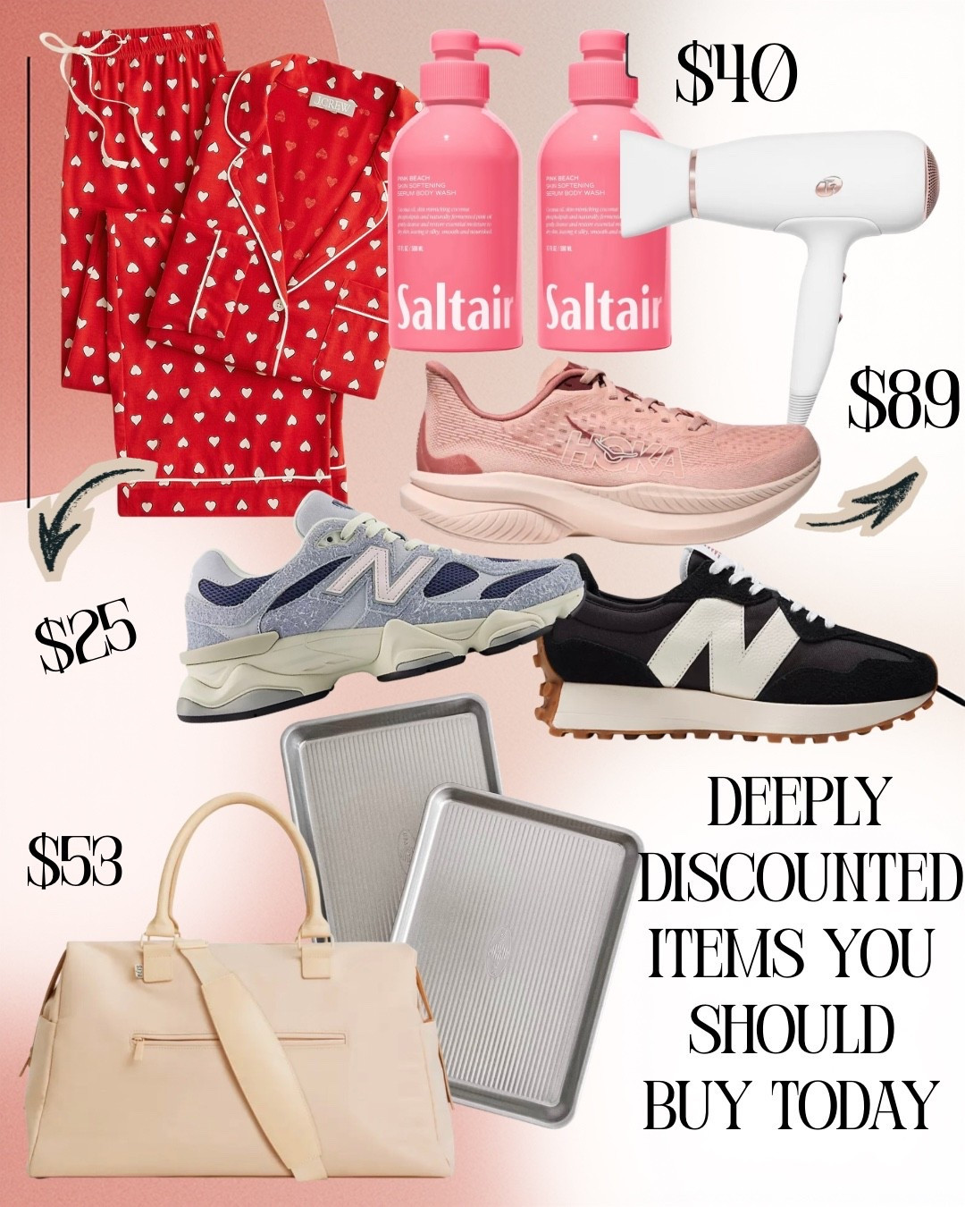 Deeply discounted items you should buy today.

The HOKA sneakers at $89 are flying

#LTKSaleAlert