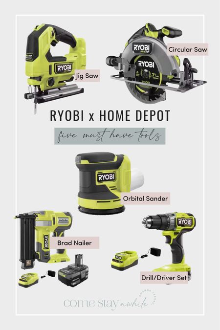 5 cordless must-have tools that every DIY-er should have! Available exclusively @homedepot. 18V ONE+ System has over 280 tools that all work on the same battery platform! #HomeDepotPartner #TheHomeDepot

#LTKhome #LTKunder100 #LTKFind