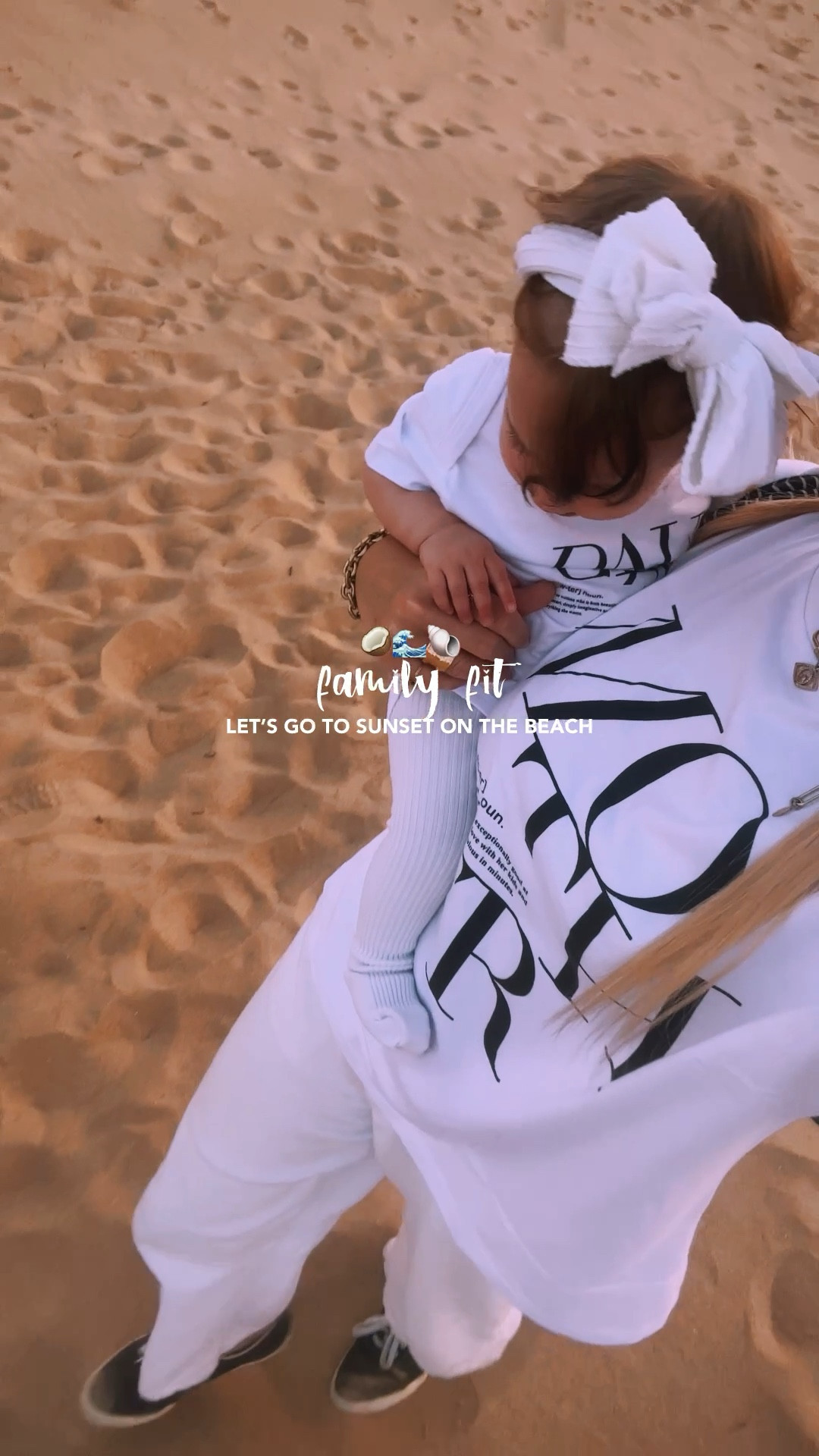 Family fit check!! Obsessed with these coordinating family tees. Also livinnnng in my MOTHER sweatshirt!!!! 

#LTKFamily #LTKKids #LTKBaby