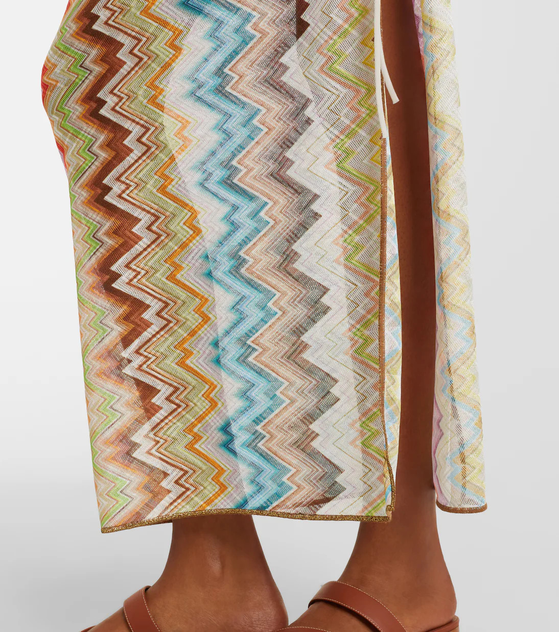 Zigzag gathered maxi dress | Mytheresa (US/CA)