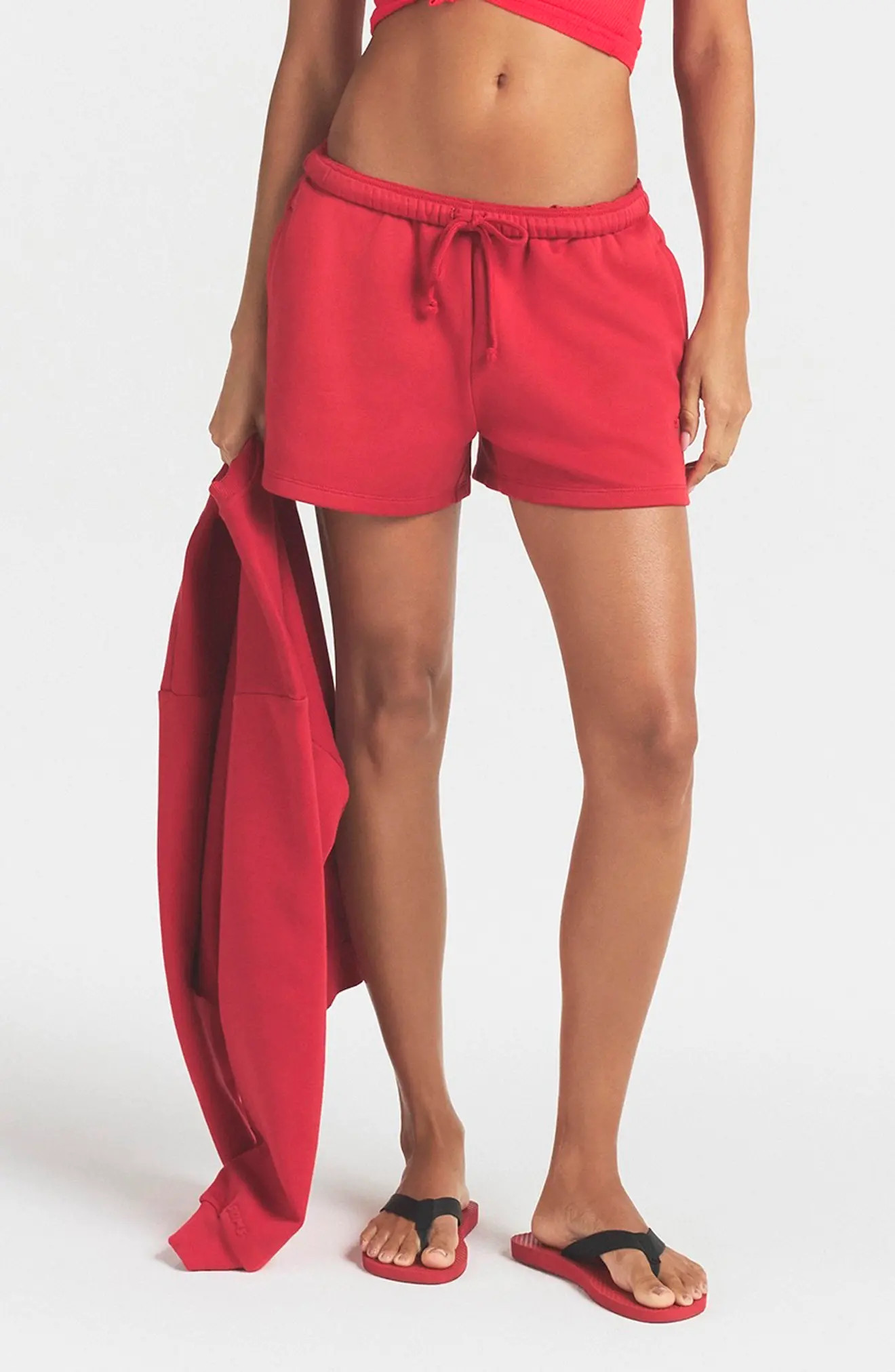 SKIMS Cotton Blend Fleece Classic Shorts (Women) | Nordstrom | Nordstrom