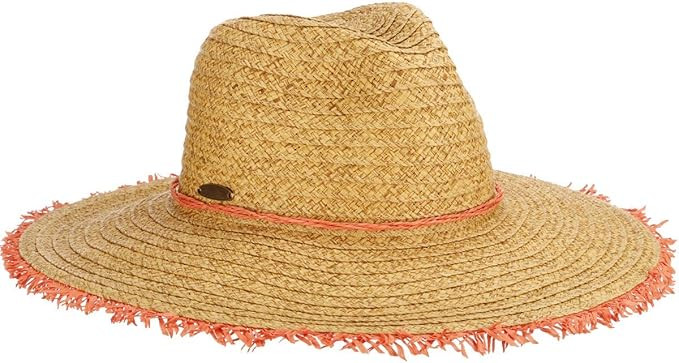 Women's Sun Hat - Packable, Lightweight Braid/Straw, UPF (SPF) 50+ Sun Protection, 3 1/2" Floppy ... | Amazon (US)