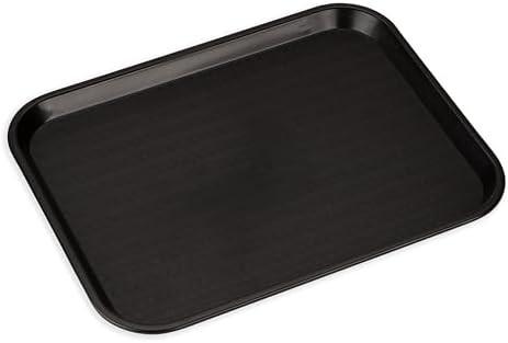 Carlisle FoodService Products Fast Food Cafeteria Tray 14" x 18", Durable Polypropylene with Slip... | Amazon (US)