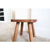 Wooden Stool, Removable Legs, Plant Stand, Adult Step Natural Wood, Solid Wood Home, Gift, Bathroom, Kids Stool | Etsy (US)
