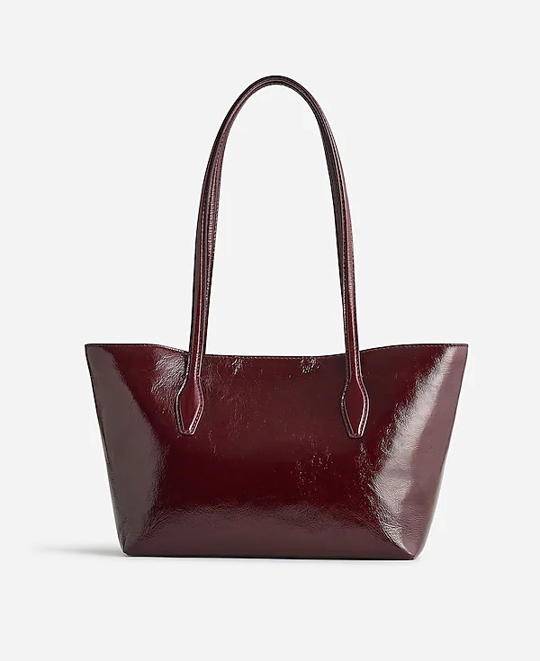 Mini Shopper Tote in Patent Leather | Madewell | Madewell
