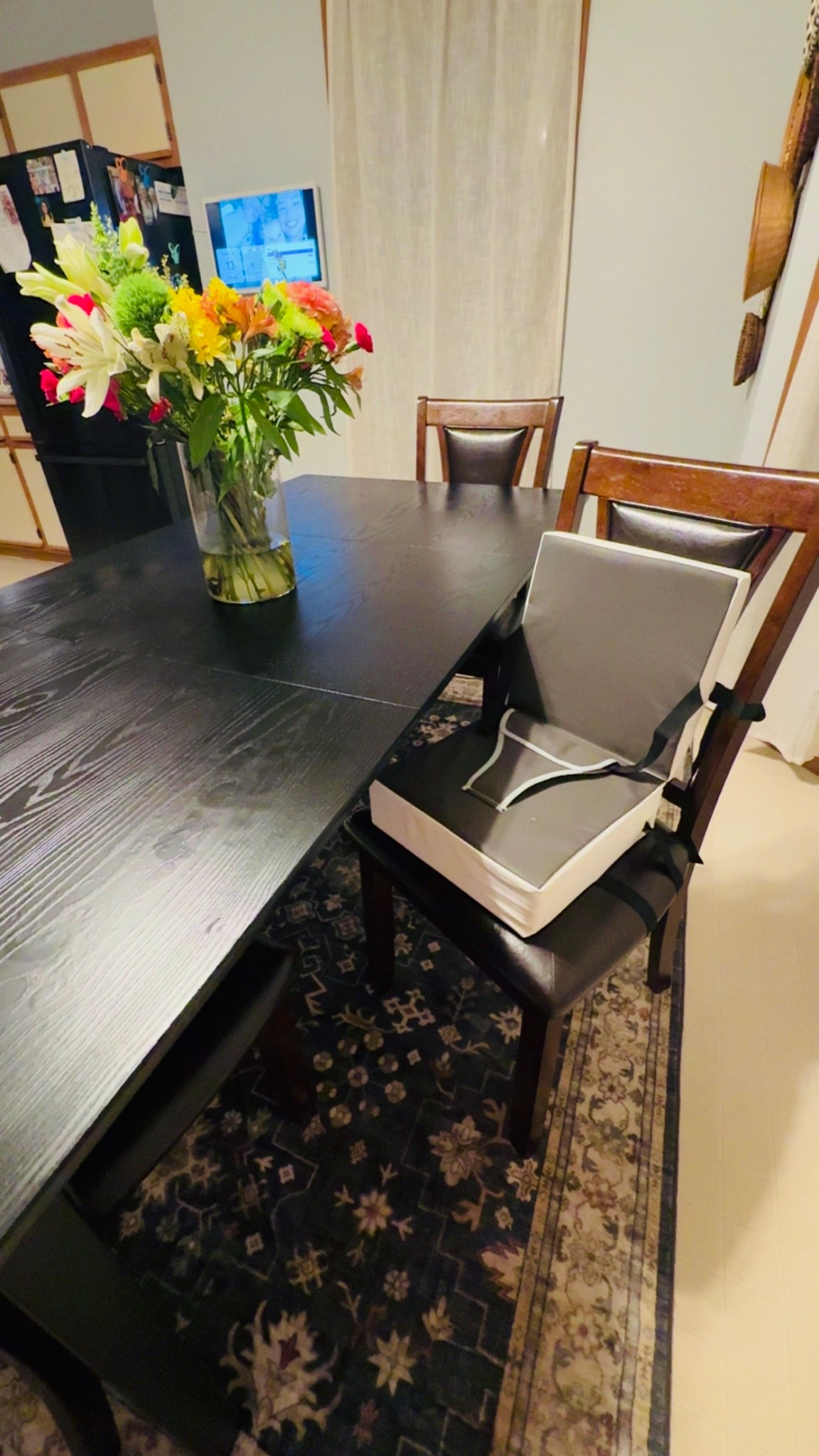 This booster seat for my toddler has been a game changer. It takes up much less space than a high chair, but boosts her up enough to let her eat at the table with comfort. 

It’s also super easy to just wipe off when cleaning! If your New Year resolution was more time around the table, you need this! 

#LTKHome #LTKmomlife #LTKdayinmylife