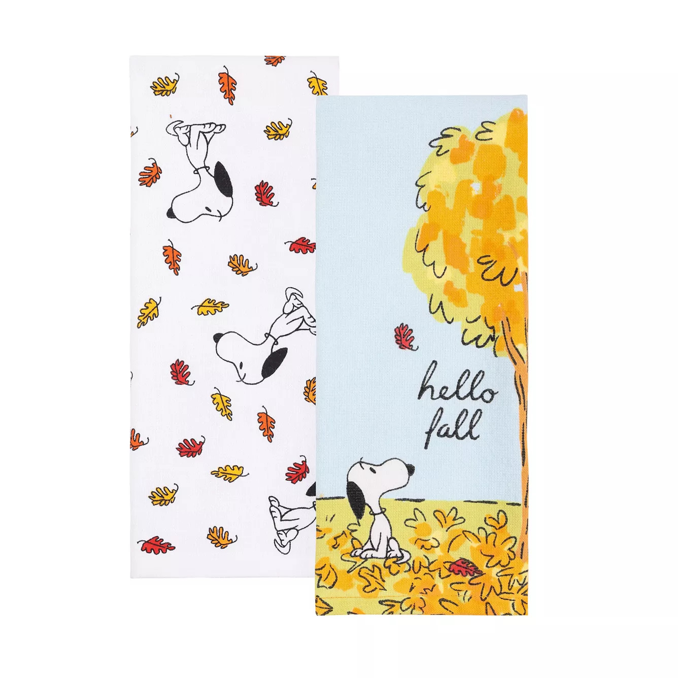 Celebrate Together\u2122 Peanuts Snoopy 2-Pack Hello Fall Kitchen Towels | Kohl's