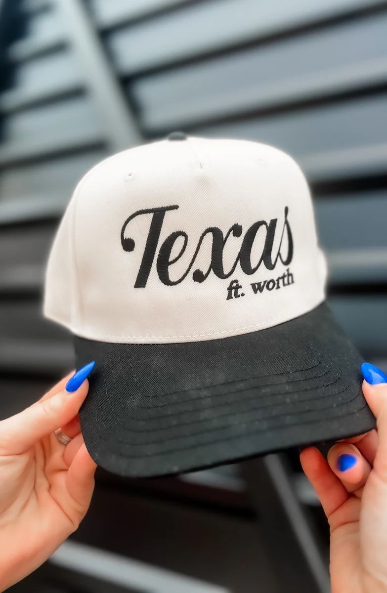 Fort Worth, TX x Connor Hawk Embroidered Hat | Apricot Lane Boutique