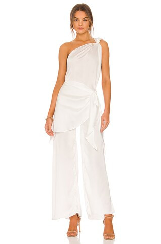 Baobab Marea Jumpsuit in White from Revolve.com | Revolve Clothing (Global)