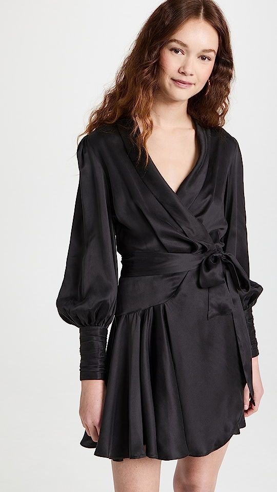 Zimmermann Silk Wrap Mini Dress | SHOPBOP | Shopbop