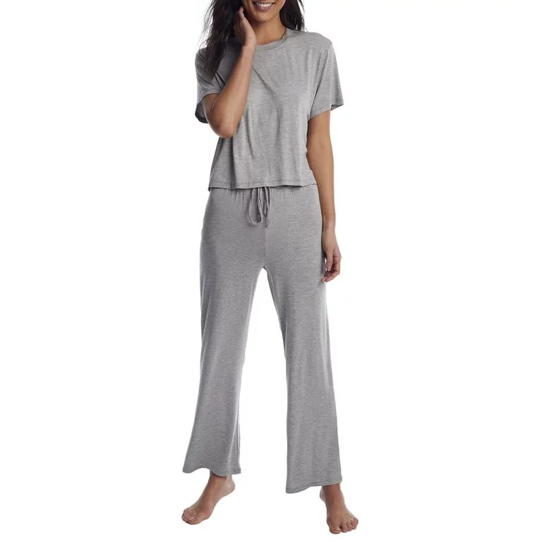 Honeydew Intimates Womens Heather Grey All American Knit Pajama Set Style-33982-H.GREY | Walmart (US)