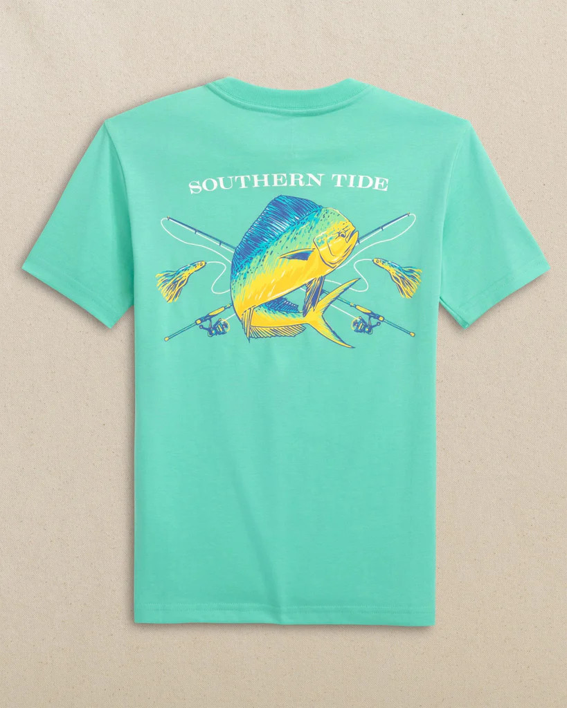 Kids Mahi Deep Sea Fishing Short Sleeve T-Shirt | Southern Tide