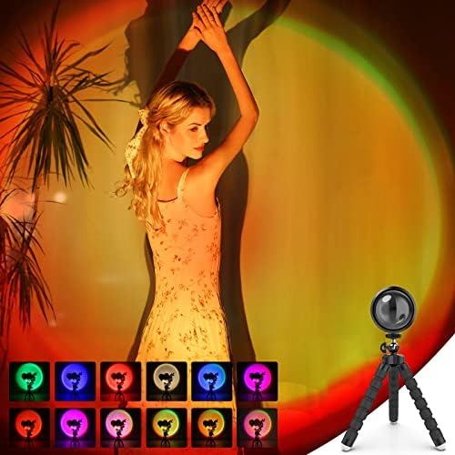 Kyushu Sunset Lamp Projection, 16 Colors Changing Projector LED Lights Floor Lamp Rainbow Night L... | Amazon (CA)