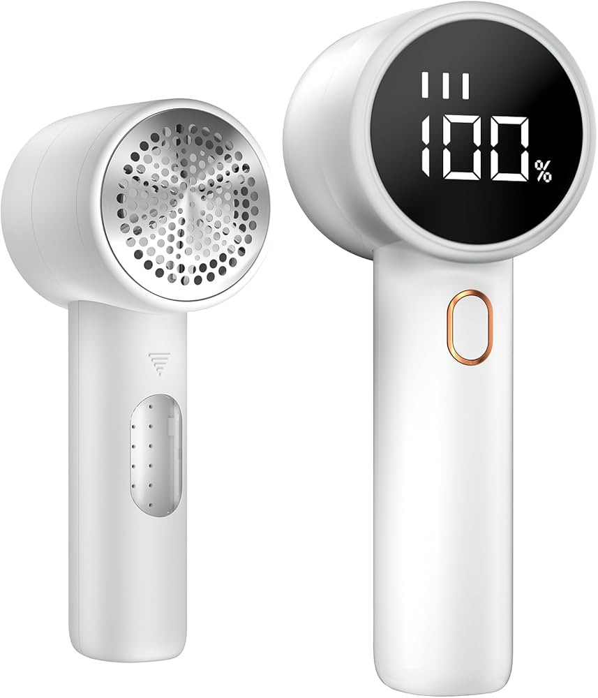 Fabric Shaver, Lint Remover Rechargeable, Electric Portable Sweater Defuzzer with 3 Speeds, 6 Lea... | Amazon (US)