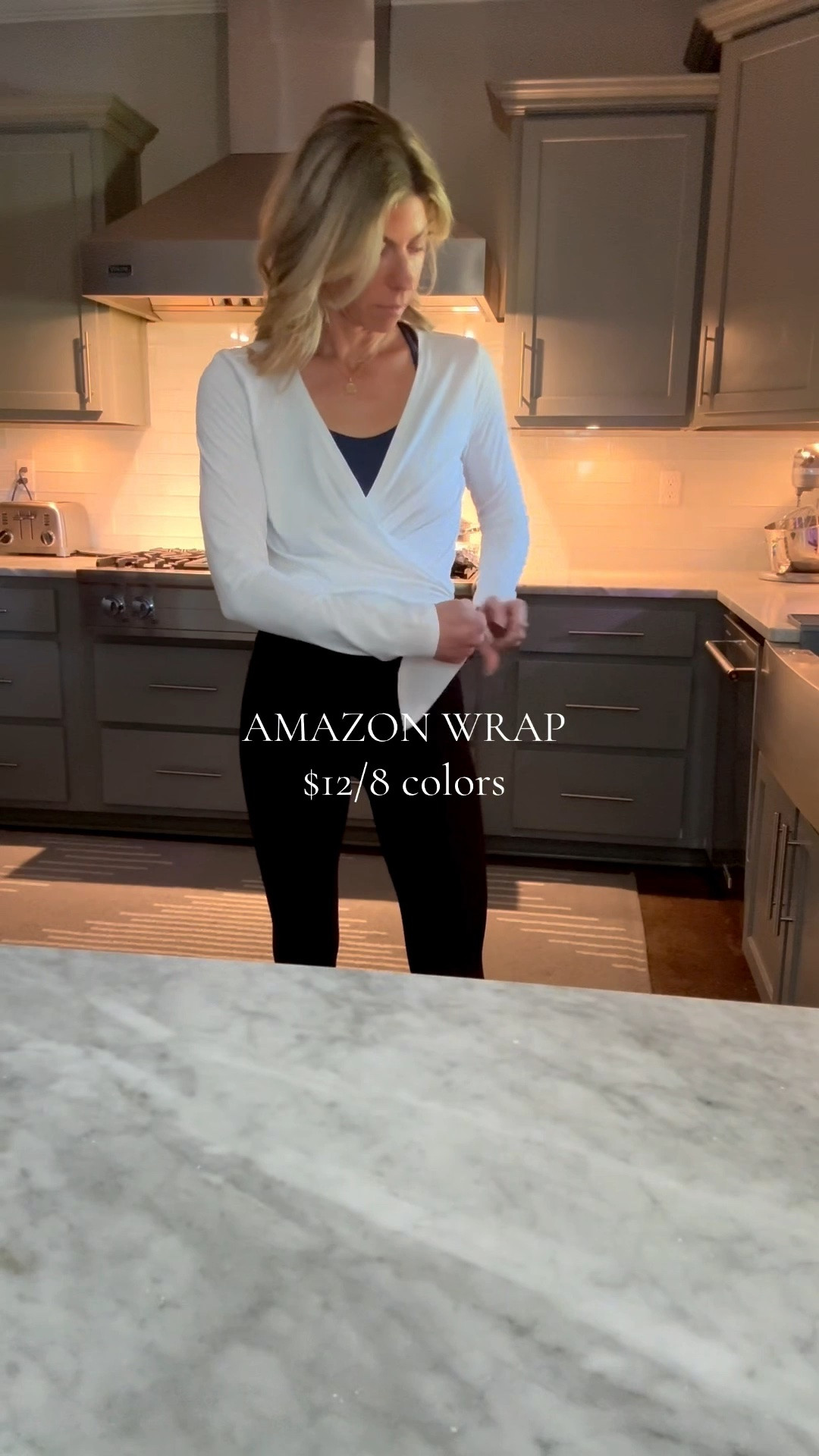 Amazon $12 wrap! 8 color options! Perfect transition piece.