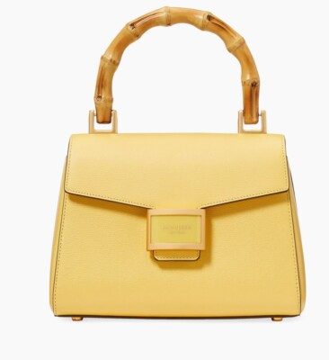 Kate Spade NY Katy Textured Leather Bamboo Small Top-handle NWT! | eBay | eBay US
