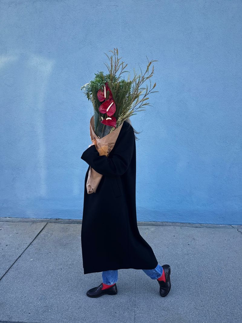 Long coat, red socks, and my favorite loafers #stylist #redsocks #denim #longcoat #loafers 

 #LTKdayinmylife #LTKgrwm #LTKootd