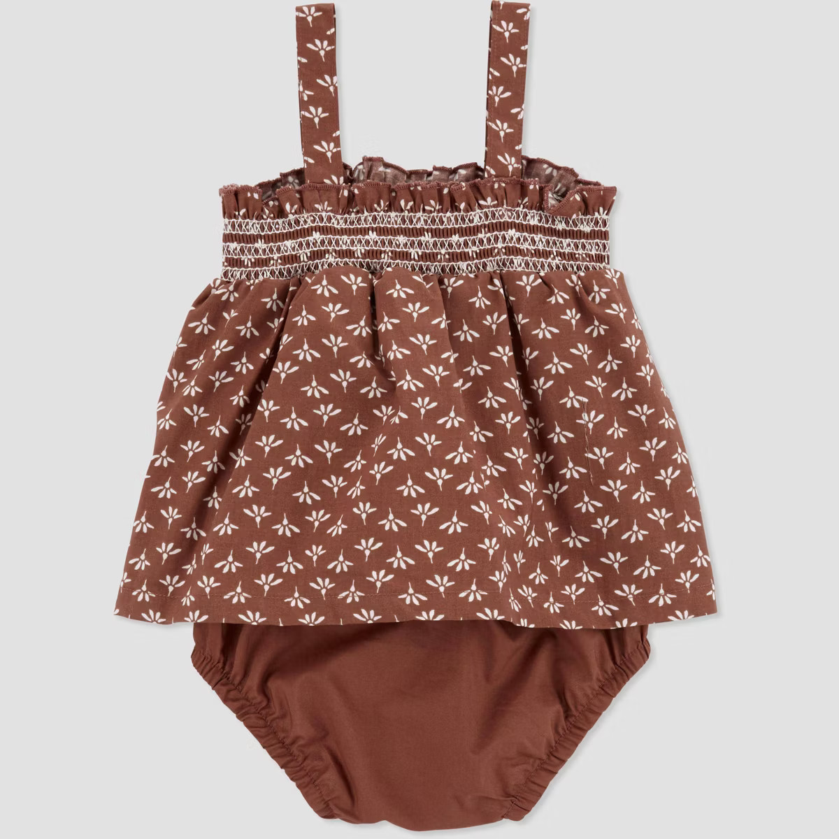 Carter's Just One You®️ Baby Girls' Geo Sunsuit - Brown | Target