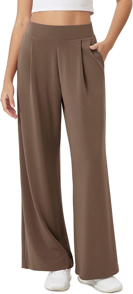 ODODOS Modal Soft Wide Leg Pants, Relaxed Pants | Amazon (US)