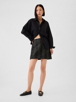Herringbone Mini Skirt | Gap (CA)