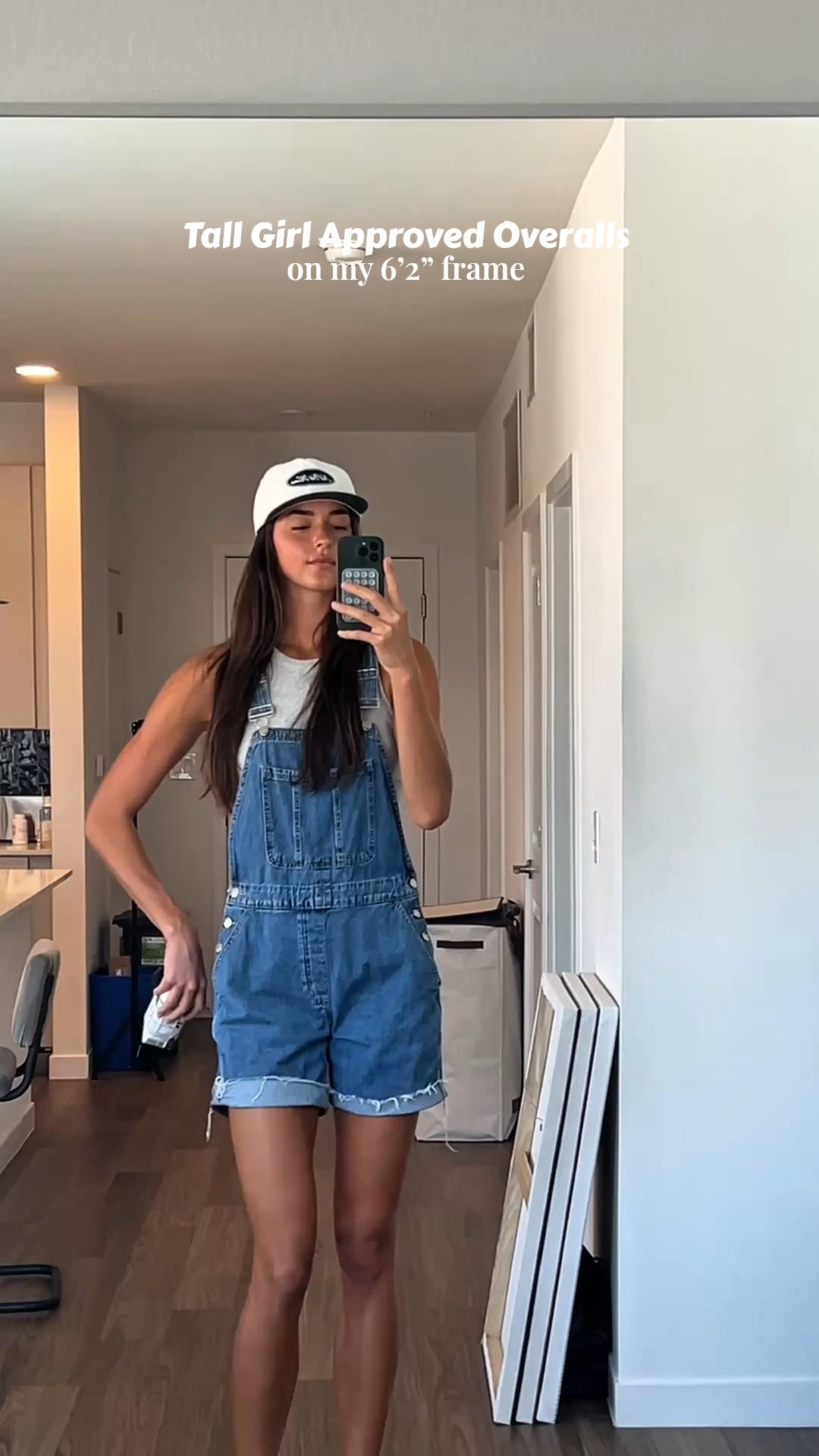 wearing size medium (runs a bit wide!) 
- little hack is to get the long pants overalls (I swear the torso is longer) and cut them to the length you prefer! 

#LTKStyleTip #LTKSaleAlert #LTKSeasonal