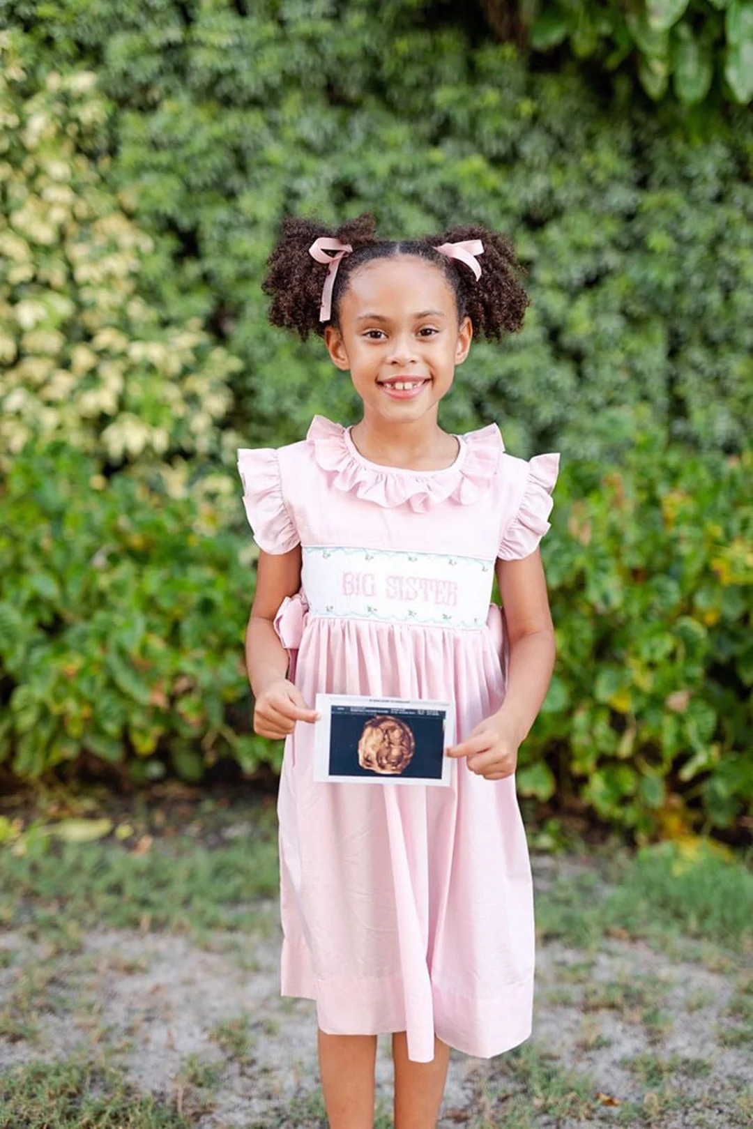 Big Sister Smocked Dress in Emmy Style Coordinating Baby Brother & Baby Sister Outfits, Gender Re... | Etsy (US)