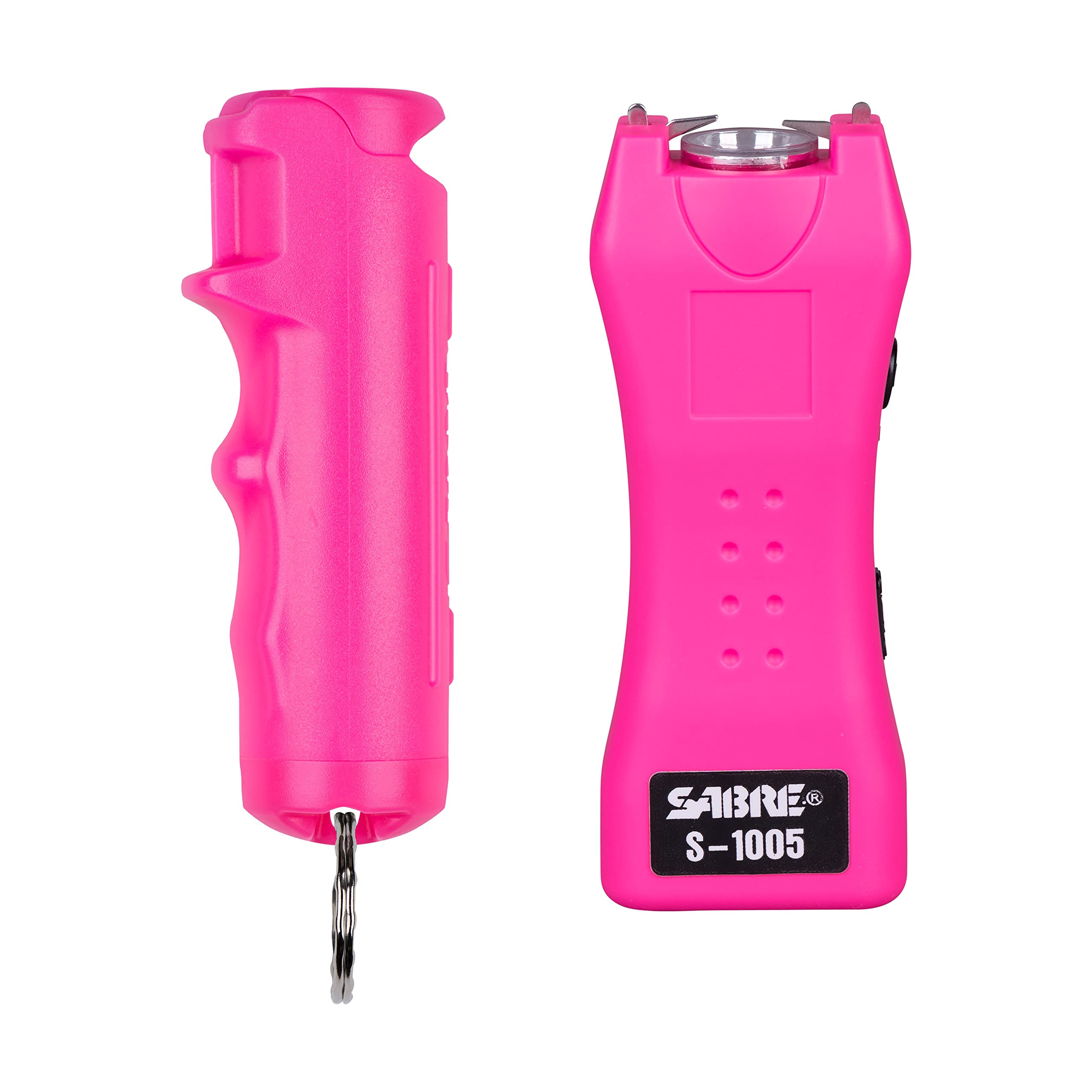 SABRE Pepper Spray & 2-in-1 Stun Gun with Flashlight, Self Defense Kit, Fast Flip Top Safety, Fin... | Amazon (US)