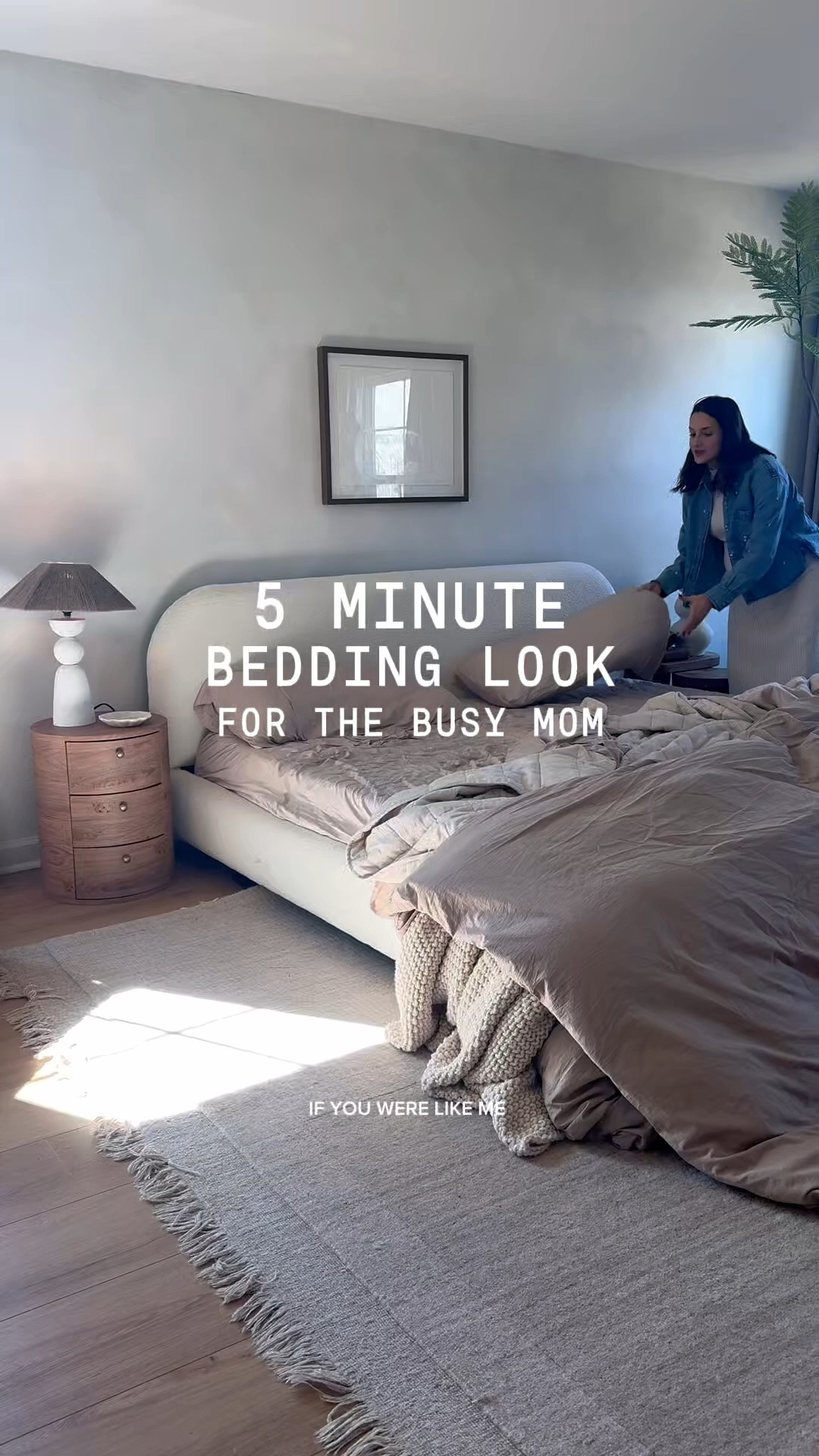 Easy peasy bedding for the busy mom!!