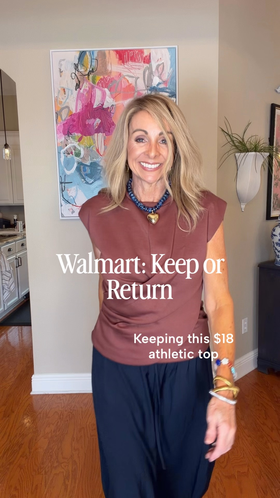Walmart keep or return?
Athletic top size small definitely keeping
Earrings - love them
Bracelet - arrived broken but I’ll get a replacement 
Navy dress- size small, so beautiful but doesn’t look great on me
Dress XS and boots- fabulous for fall
Fall outfit ideas 
Fall fashion for women over 50

#LTKOver40 #LTKSeasonal