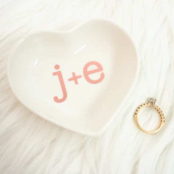 Personalized Initials Ring Dish  Engaged Ring Dish | Etsy | Etsy (US)