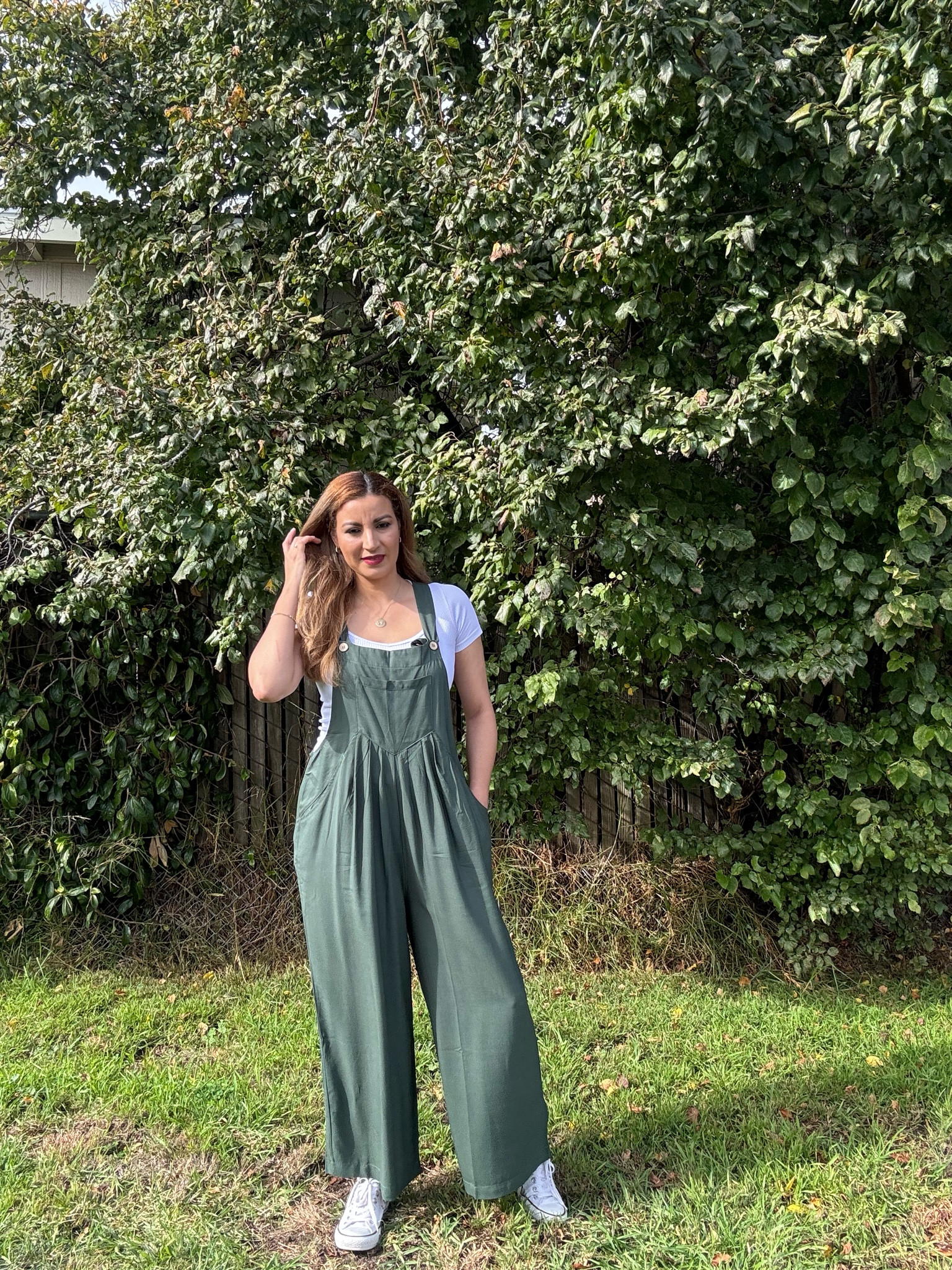 luvamia Overol para mujer, casual, holgado, pierna ancha, bohemio, con bolsillos, overol con pechera.
Size :M
Disposable en otros colores 

#LTKfindsunder50 #LTKstyletip #LTKbeauty