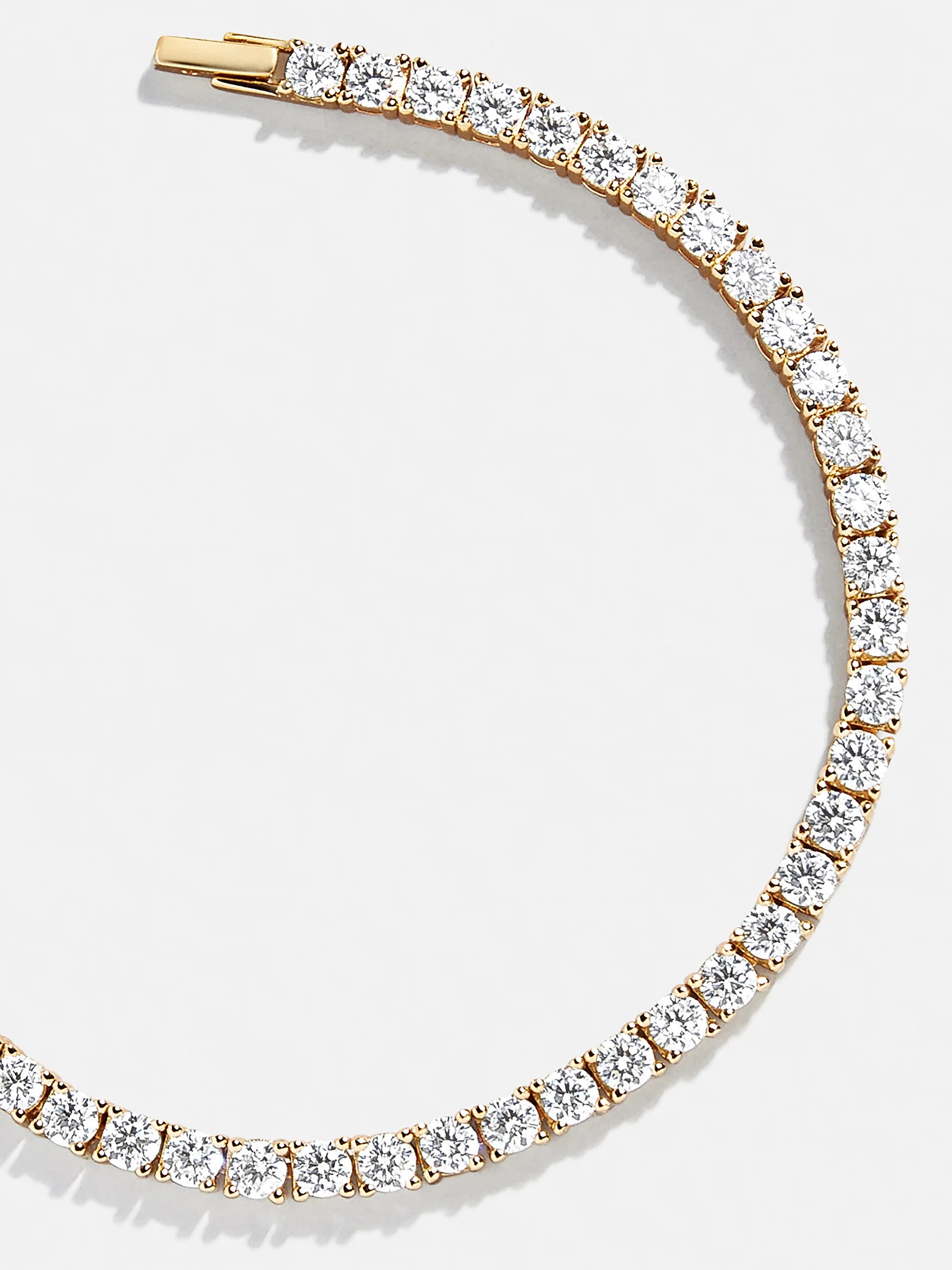 Billie 18K Gold Tennis Bracelet  - 18K Gold Plated Sterling Silver | BaubleBar