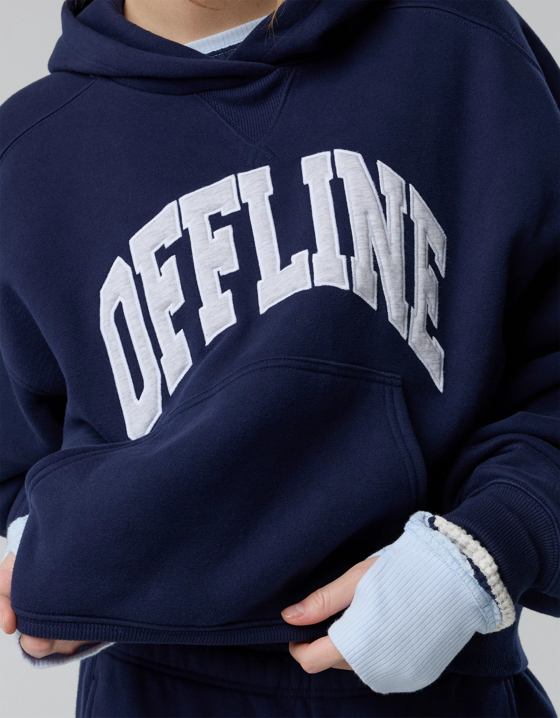 OFFLINE By Aerie Cloud Fleece Classic Length Hoodie | Aerie