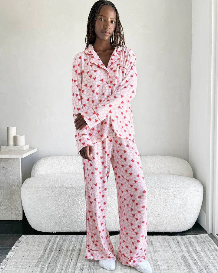 Candy Heart Flora Pillow Soft PJ Set | Splendid