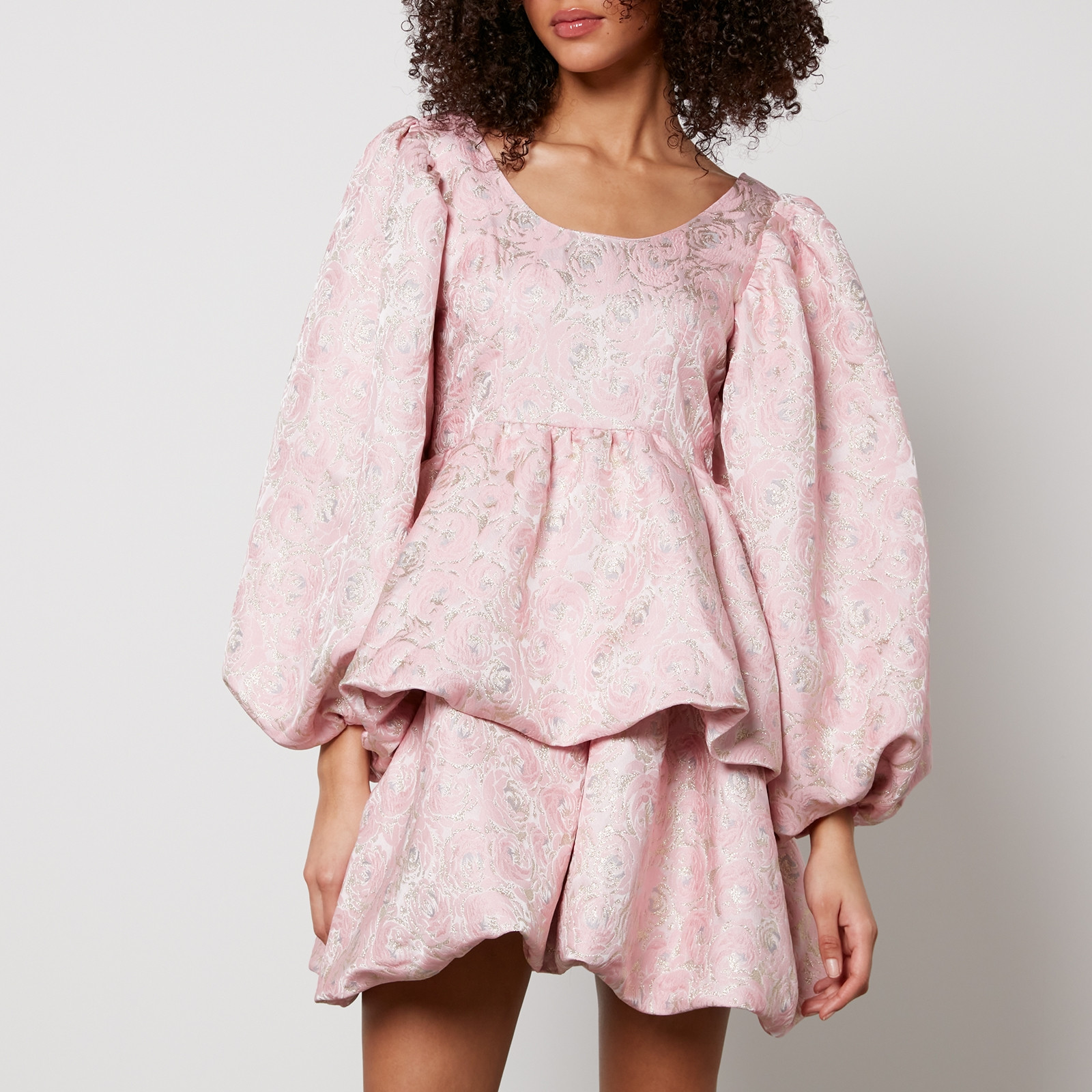 Sister Jane Dream Watercolour Floral-Jacquard Mini Dress - MP/UK 12 | Coggles | Coggles (Global)
