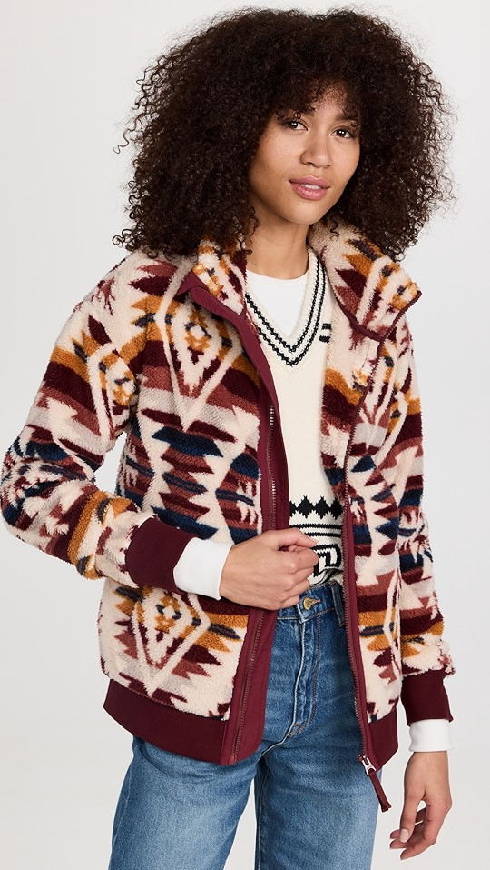 Faherty Faherty X Lehi ThunderVoice Eagle Hight Pile Fleece Jacket | SHOPBOP | Shopbop