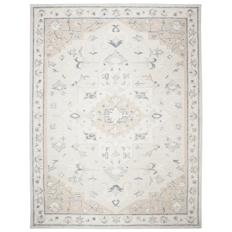 Crossover Hand Tufted Wool And Cotton With Latex Oriental Rug | Wayfair North America