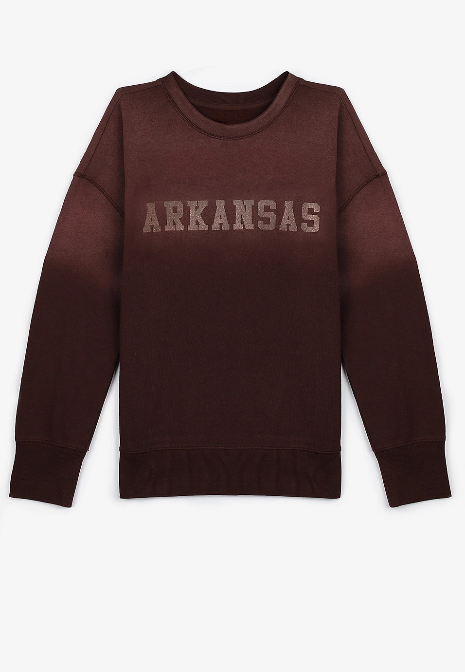 State Dip Dye Crew Neck Sweatshirt | Maurices