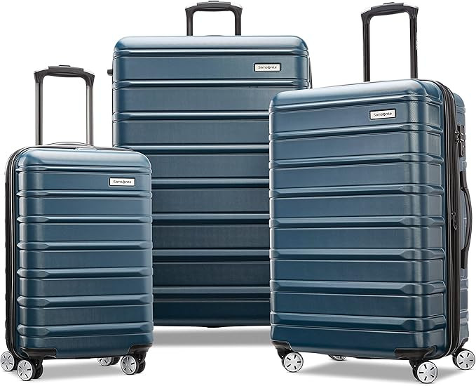 Samsonite Omni 2 Hardside 3 Piece Set - Includes Global Carry-On, Medium, & Large Checked Suitcas... | Amazon (US)