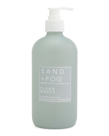 15.7oz Clean Waves Scented Hand Soap In Glass Jar | TJ Maxx