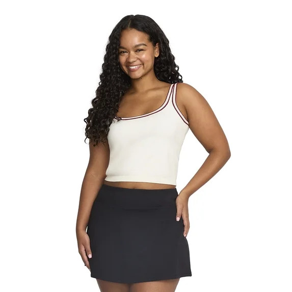 Mills by Millie Bobby Brown Women's Sweater Tank Top with Tipping, Sizes XXS-XXL | Walmart (US)