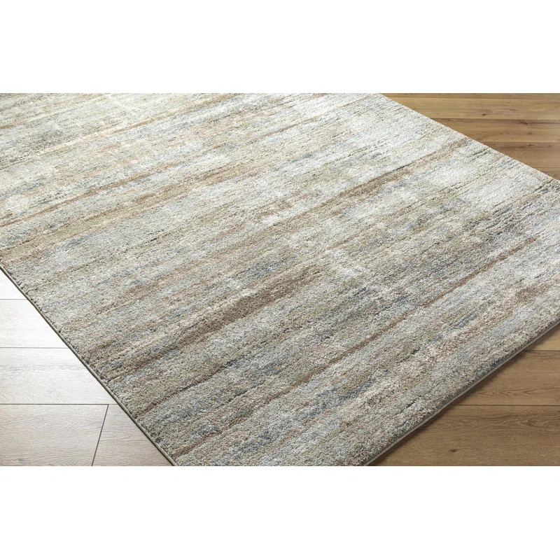 Yanush Abstract Machine Woven Polyester/Polypropylene Area Rug in Ash/Sage/Pearl/Prairie DustSee ... | Wayfair North America