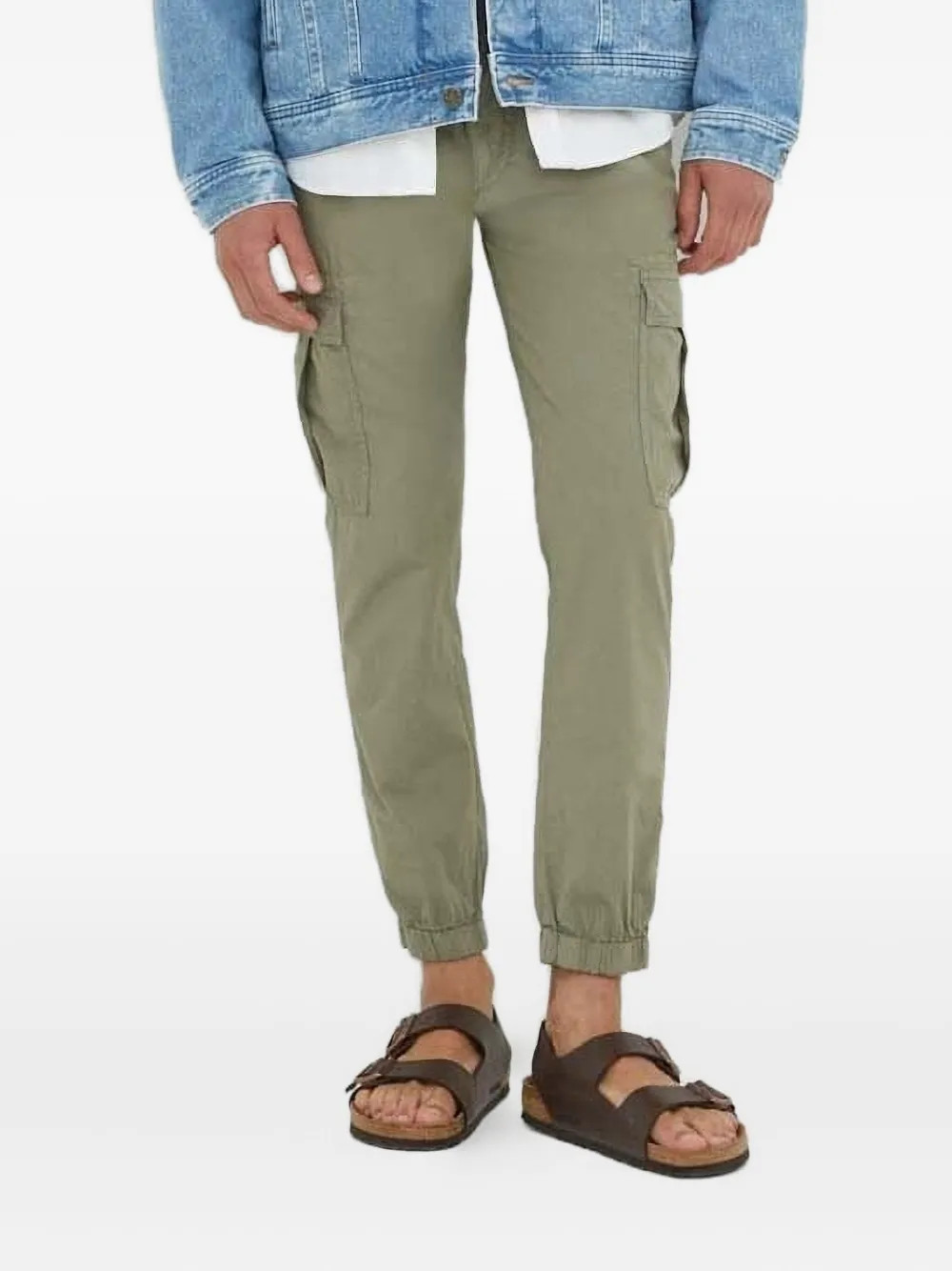 Drykorn cargo-pocket jogger pants - Green | Farfetch Global