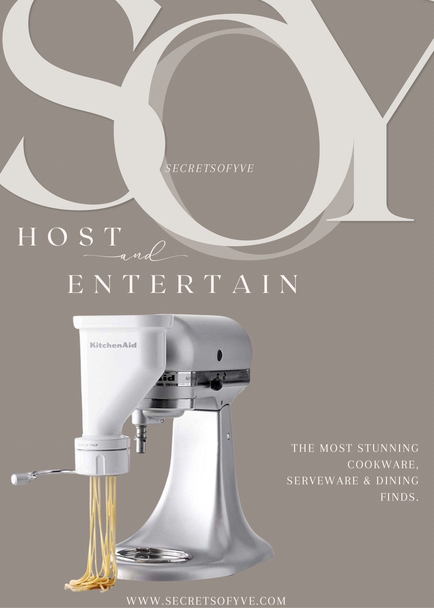 SecretsofYve: make fresh pasta for your family members and guests! Home & wedding gift. 🎁 @Williams-Sonoma 
#Secretsofyve #ltkgiftguide
Always humbled & thankful to have you here.. New posts daily at 3pm & 4:15pm EST. 
CEO: PATESI Global & PATESIfoundation.org
@secretsofyve : where beautiful meets practical, comfy meets style, affordable meets glam with a splash of splurge every now and then. I do LOVE a good sale and combining codes! #ltkstyletip #ltksalealert #ltku #ltkplussize #ltkmidsize #ltkover40 #ltkpetite #ltkvlog #ltktravel #ltkbump #ltktall secretsofyve

#LTKSeasonal #LTKHome #LTKWedding