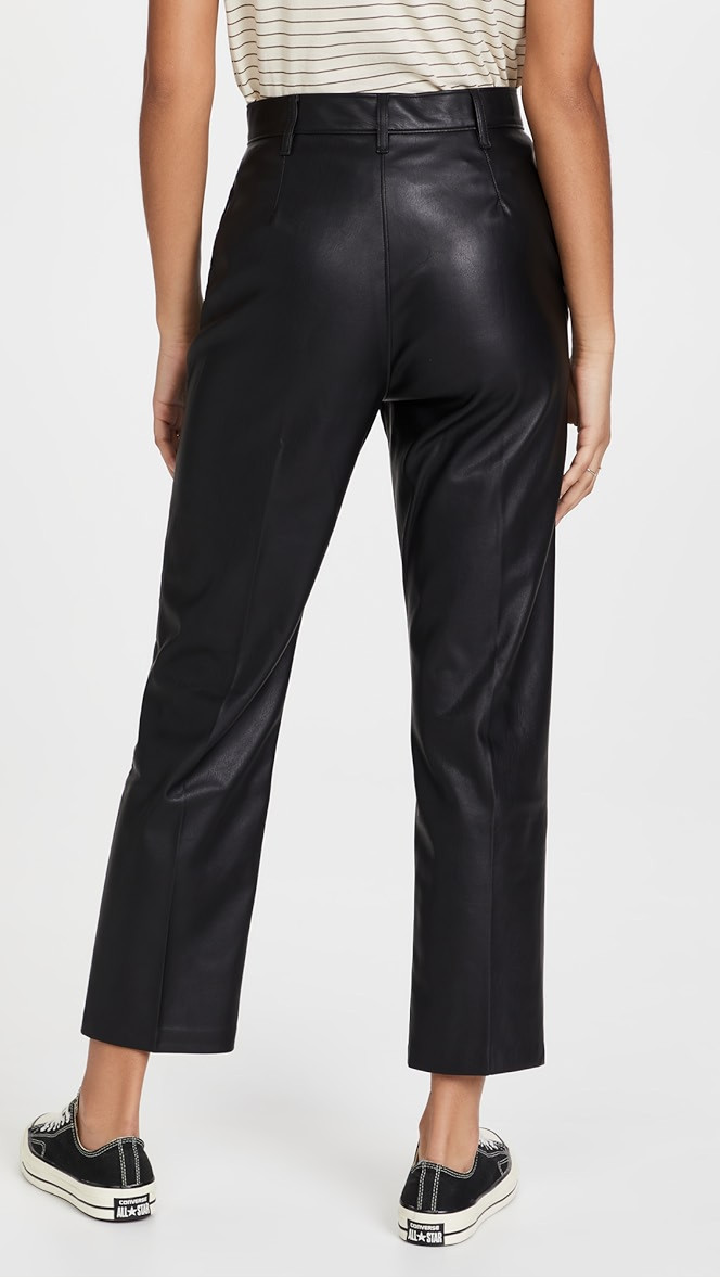 Math Club Faux Leather Slacks | Shopbop
