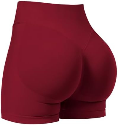 VOYJOY Women Workout Impact Shorts 2.5"/ 3.6"/ 4.5"/ 6" Scrunch Butt Lifting Gym Seamless Booty B... | Amazon (US)