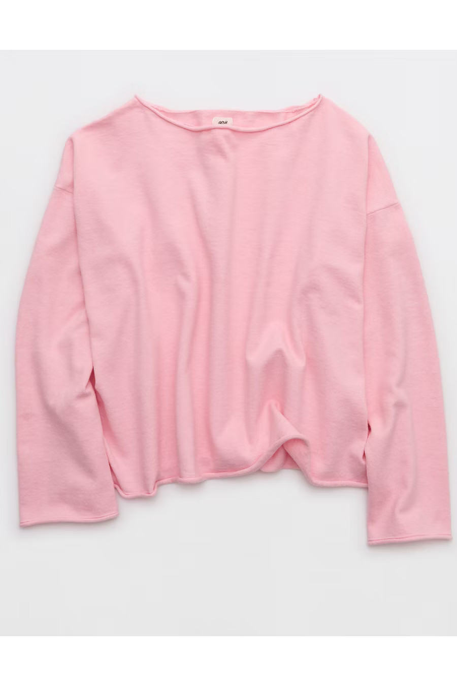 Aerie Sunday Soft Boatneck Sweater Women's Club Pink S | American Eagle Outfitters (US & CA)